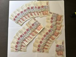 Italien Banknoten-Lot 1000 Lire, M. Montessori (31 Noten)