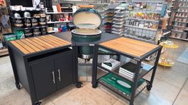 Big Green Egg Large - Eck-Kombination mit Schrank