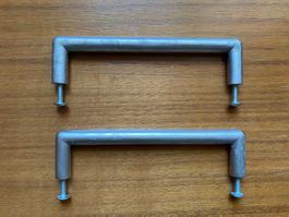 2 Metall Schubladen Griffe 14 cm lang
