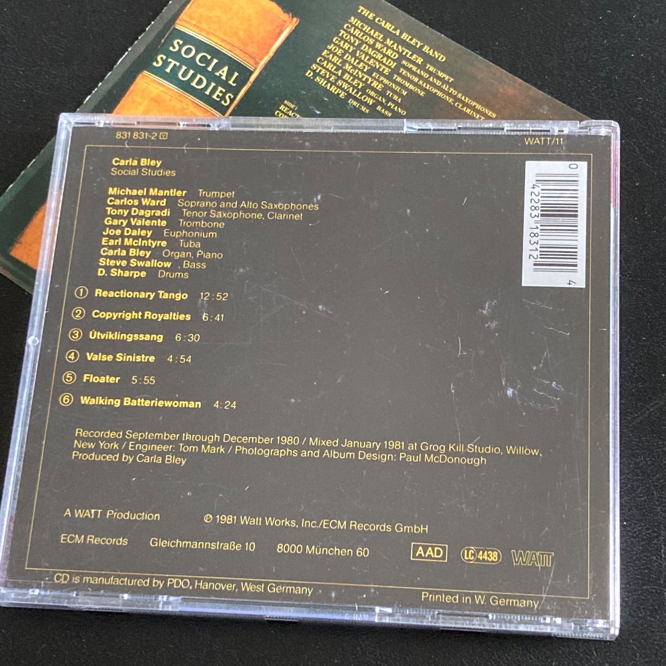 CD: Carla Bley - Social Studies – Usato da Bern venduto da Ntsamina 1