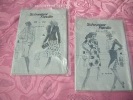 Vintage Schnittmuster der Schweizer Familie