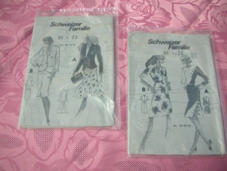 Vintage Schnittmuster der Schweizer Familie
