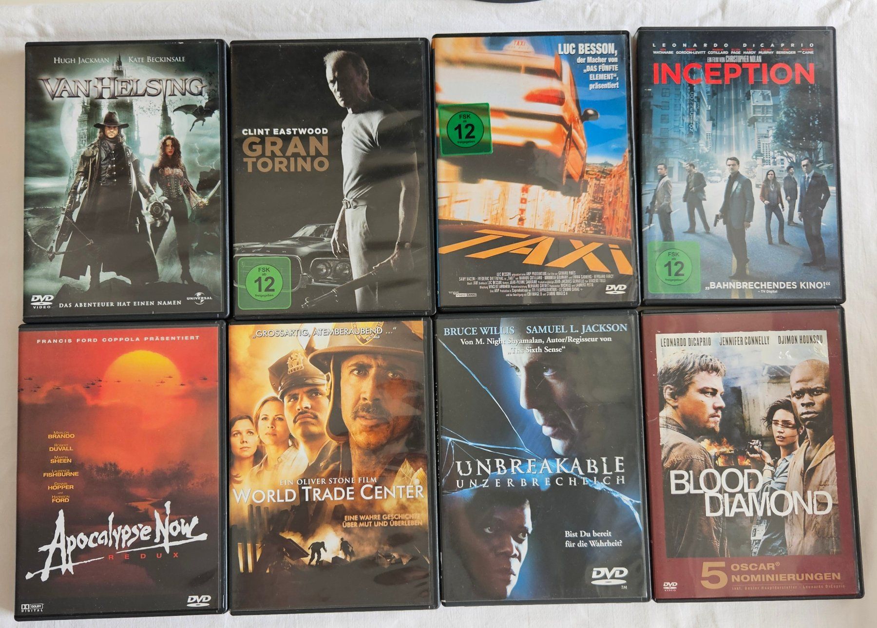Tous les DVDs: 8 verschiedene Actionfilme – D'occasion à Zetzwil par Power4