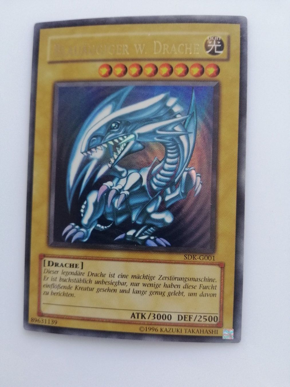 Yugioh Carte collezionabili: Blauäugiger W. Drache Ultra-Rare Mint – Nuovo (secondo la descrizione) da Boswil venduto da ShoppingCenterCity 2