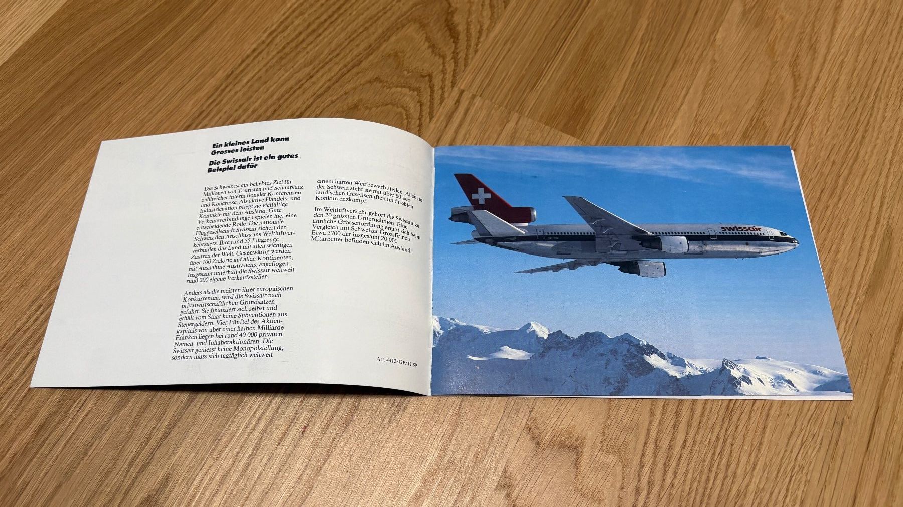 Livres: Swissair - Heft – D'occasion à Zürich par euchmenio 1