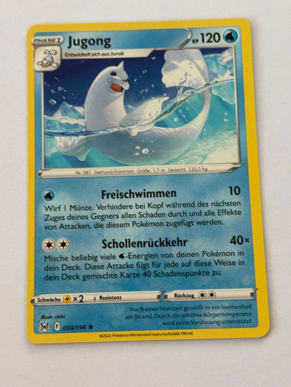 Pokémon Sammelbilder & Trading cards: Jugong 034/196 – Gebraucht aus Herisau von Seyashop_2