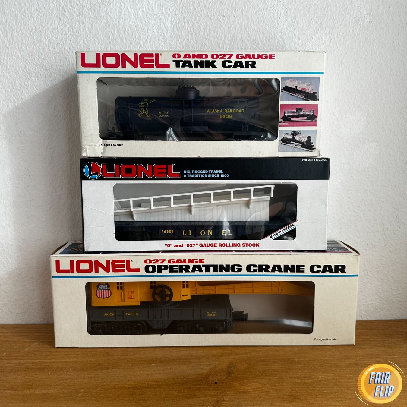 Lionel Modelleisenbahnen: Lionel 3er Set – Neu und originalverpackt aus Luzern von fairflip