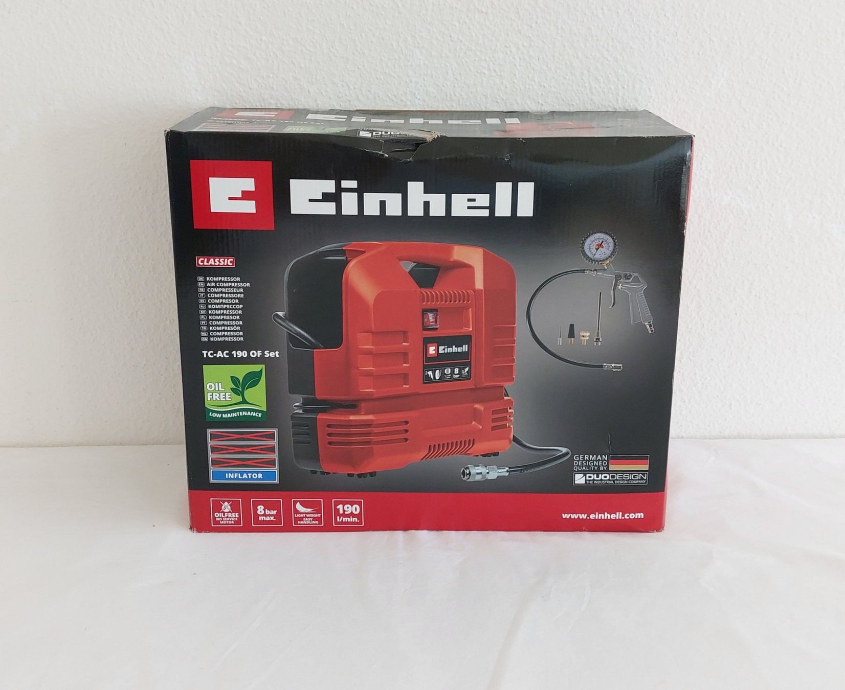 Einhell Compressori: Mobiler Einhell Kompressor TC-AC 190 mit Zubehör – Nuovo (secondo la descrizione) da Bergdietikon venduto da lop01