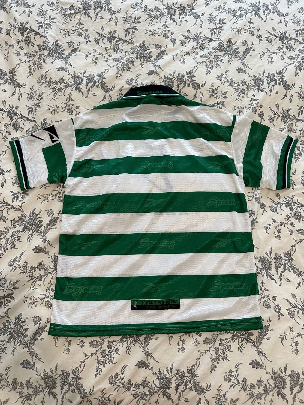 Reebok Canottiere & Pantaloni: Maillot Sporting CP 1998/1999 S – Usato da Lausanne venduto da PeixotoBruno 4