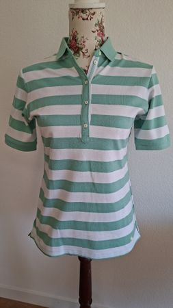 Brax Poloshirt Gr. 38, mint gestreift - Sommer Look!