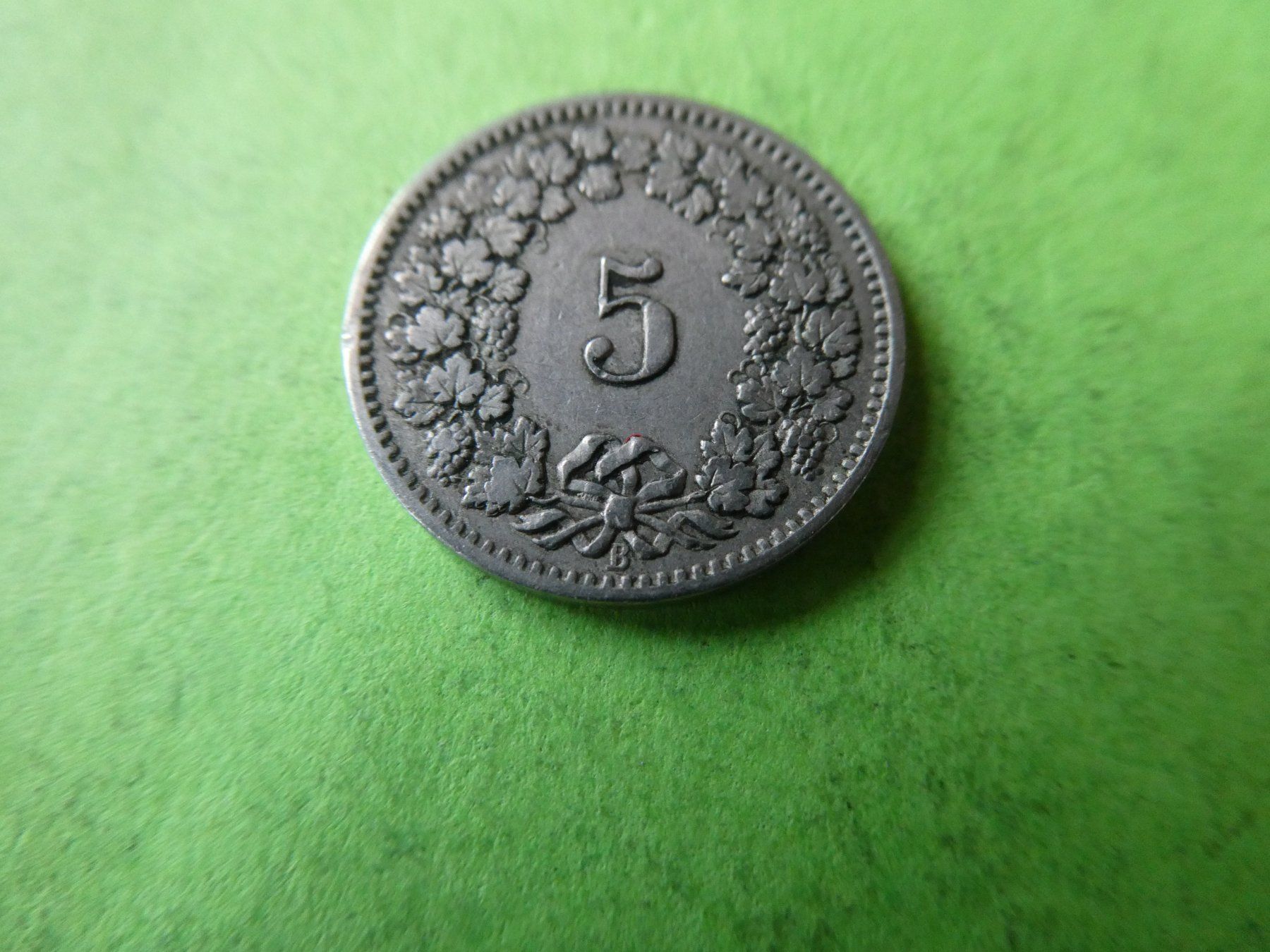 Toutes les monnaies: Schweiz 1884, 5 Rappen – D'occasion à Hinterforst par Rohusri 1