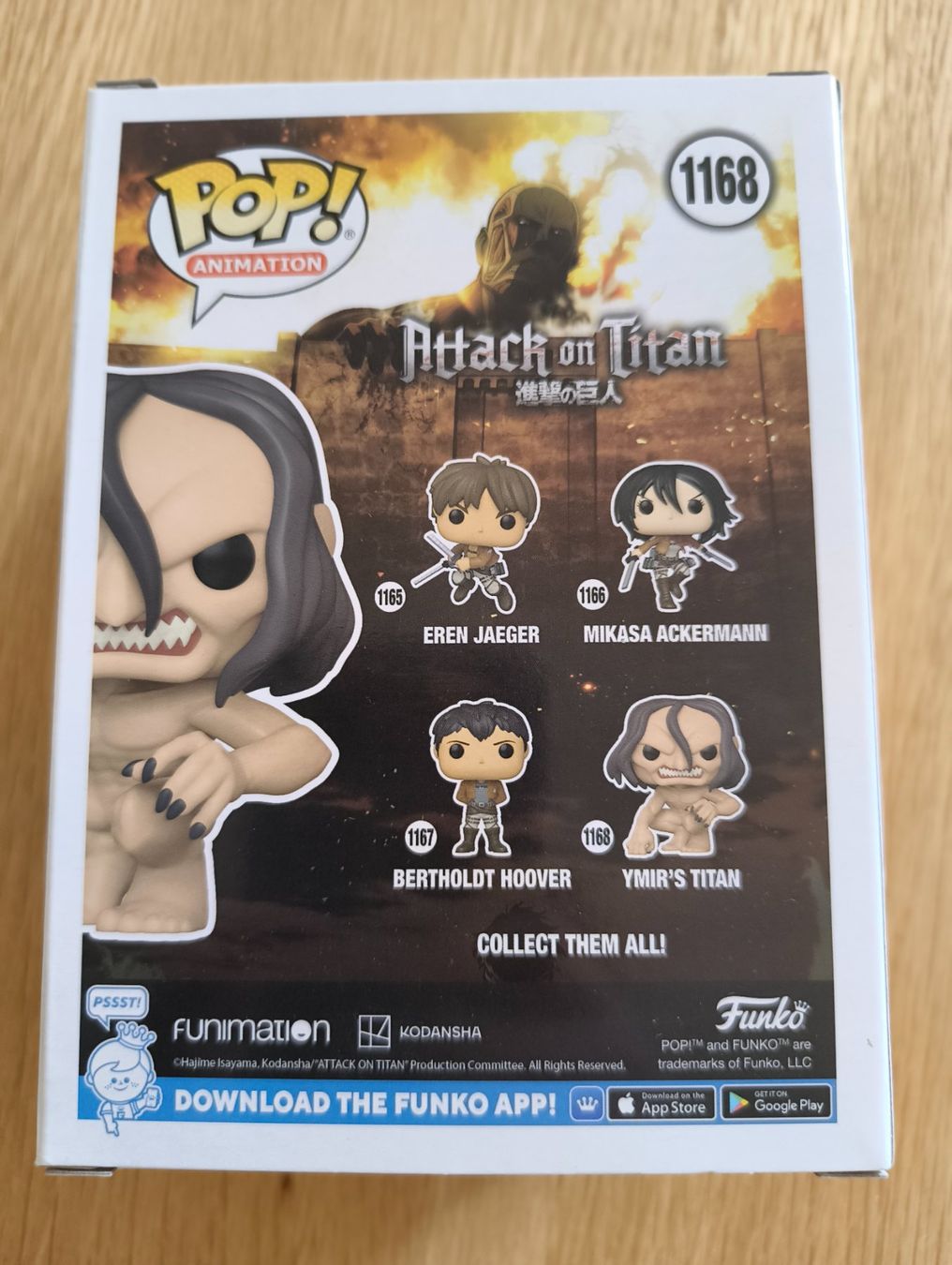 Funko Statuette: Funko pop: Attack on Titan (SNK) – Nuovo (secondo la descrizione) da Le landeron venduto da hugomes 1
