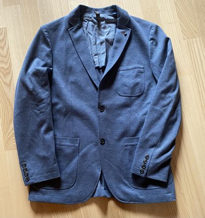 Tom Tailor Herren Sakko Grösse 40 Blau modern Freizeit