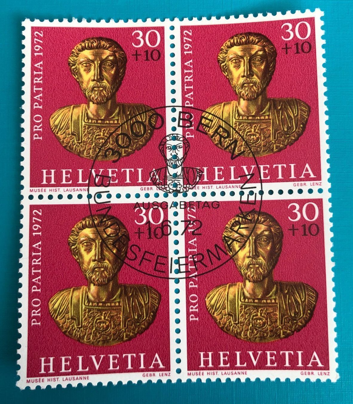 Tous les timbres: 4 er Block Nr.B 156 mit Stempel Bern – D'occasion à Aarau par Billa007