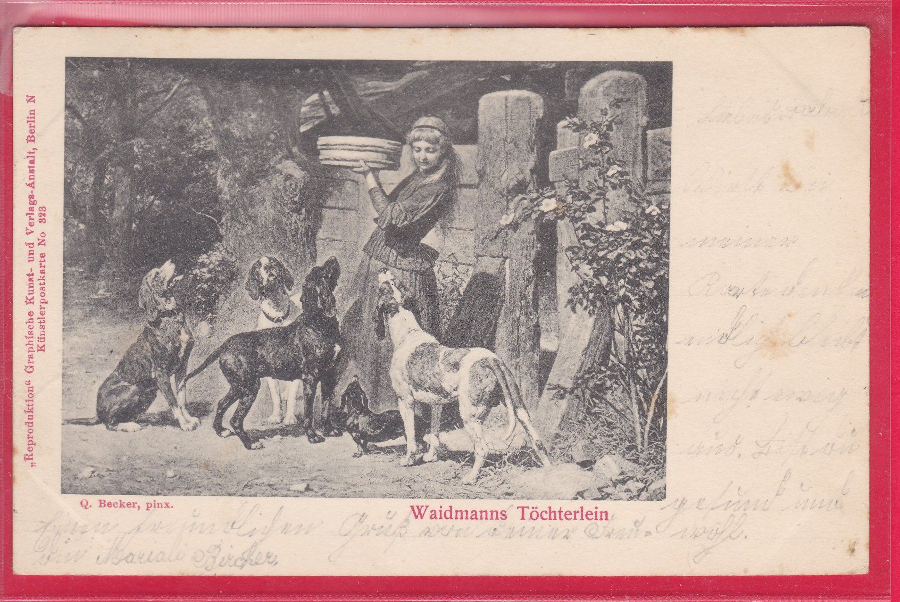 Cartoline postali: WAIDMANNS TÖCHTERLEIN, 7.7.1902 – Usato da Oberrieden venduto da Gebirgsstelze