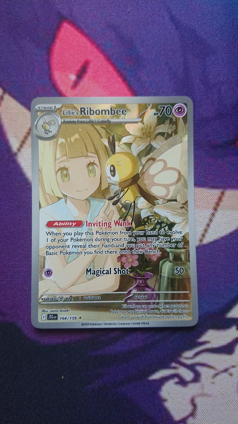 Pokémon Sammelbilder & Trading cards: Lillies Ribombee JTG 164 EN – Neu (gemäss Beschreibung) aus Chur von FreakofRarity