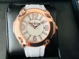 STEELCRAFT Lady Round, Stainless Steel & Rose Gold PVD