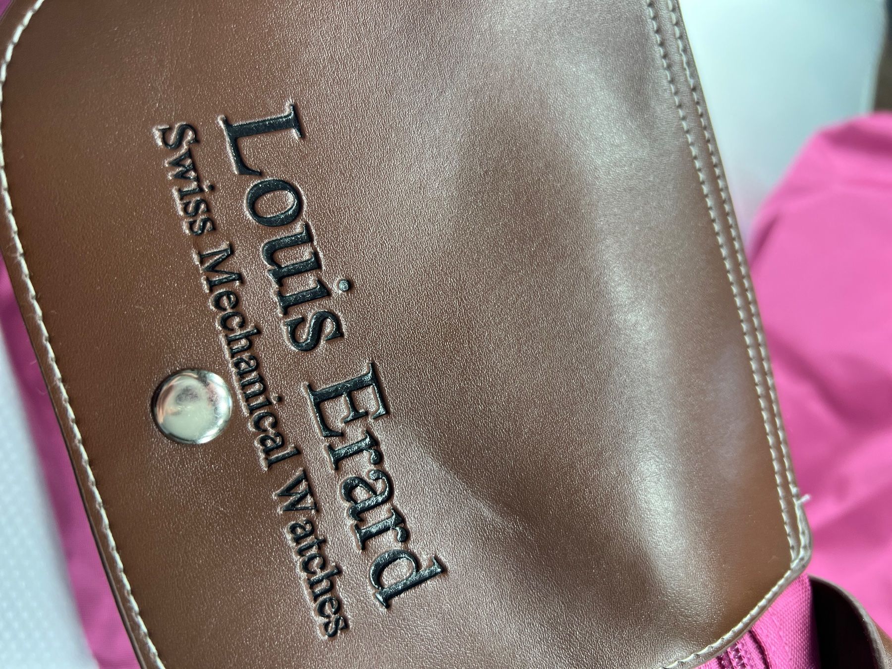 Borse da donna: Louis Erard Handtasche Pink – Nuovo (secondo la descrizione) da Zürich venduto da C.Bir 1