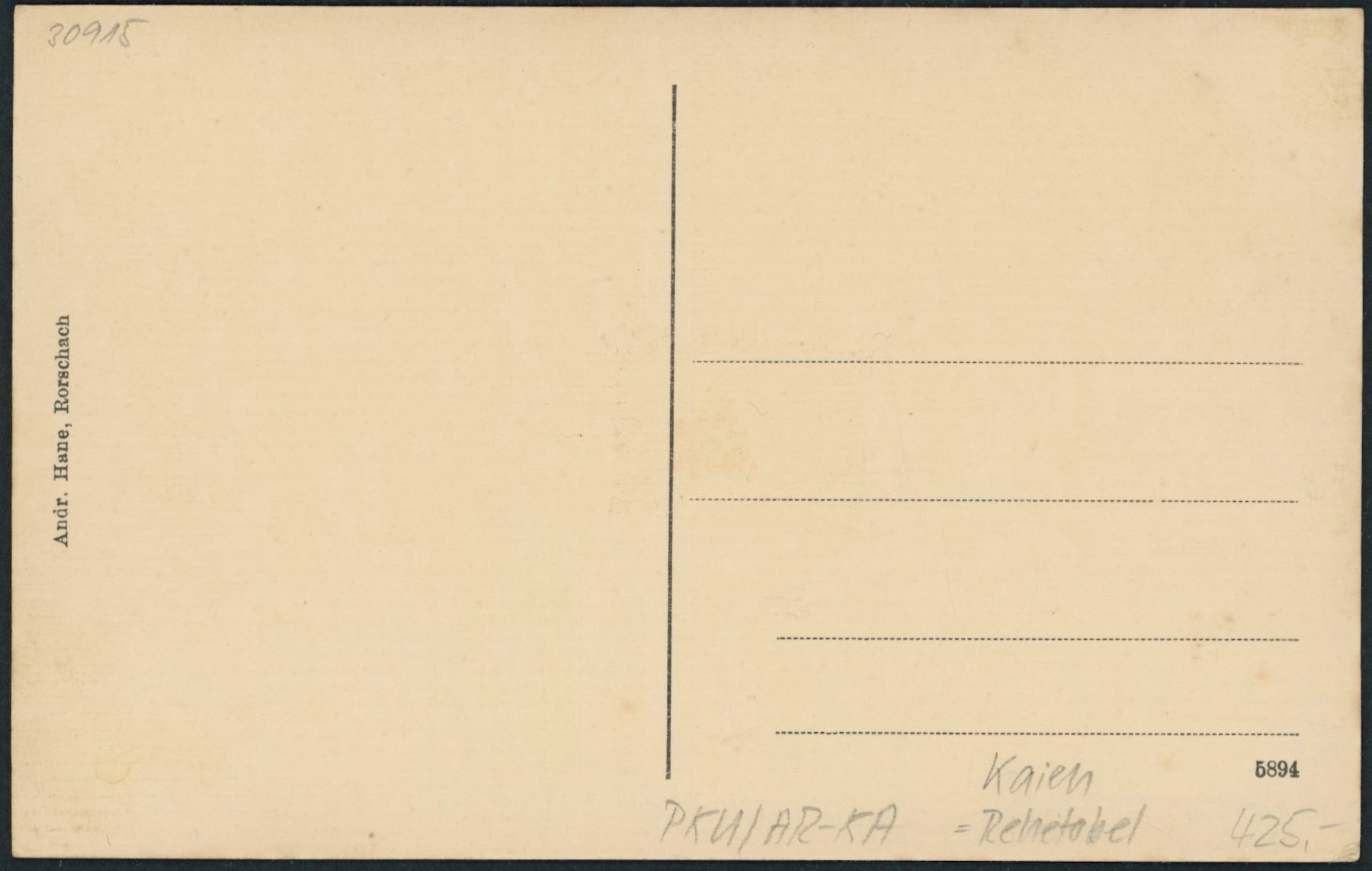 Cartoline postali: AR Kaien - Post - Postkutsche - Rehetobel – Usato da Schindellegi venduto da leecollect 1
