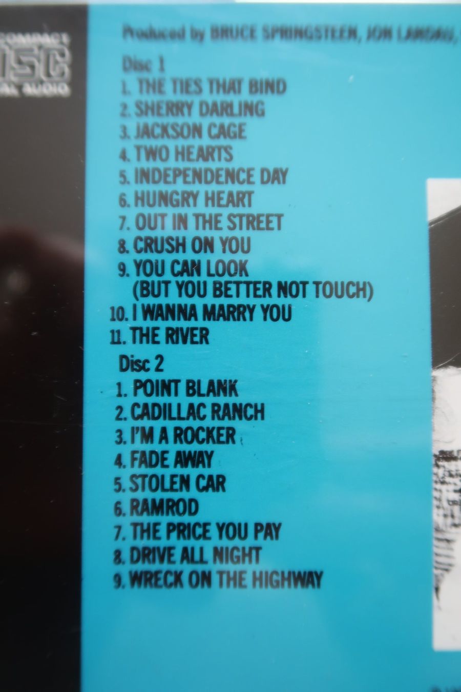 CD: BRUCE SPRINGSTEEN -  THE RIVER - 2x CD – Usato da Basel venduto da Patiscat 2