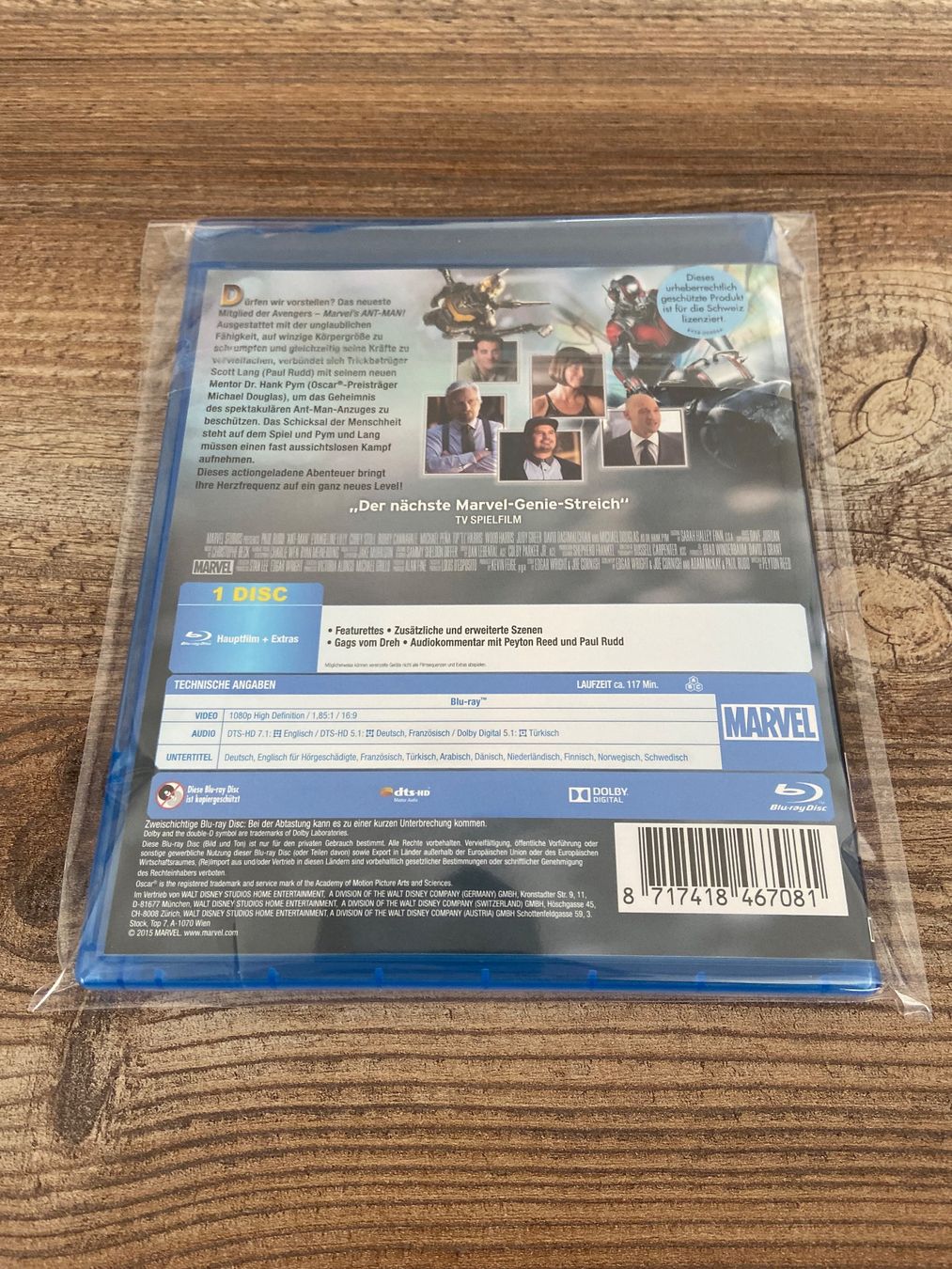 Tutti i DVDs: ANT-MAN Blu-ray in Top Zustand! – Usato da Hasle LU venduto da P89erni01 1