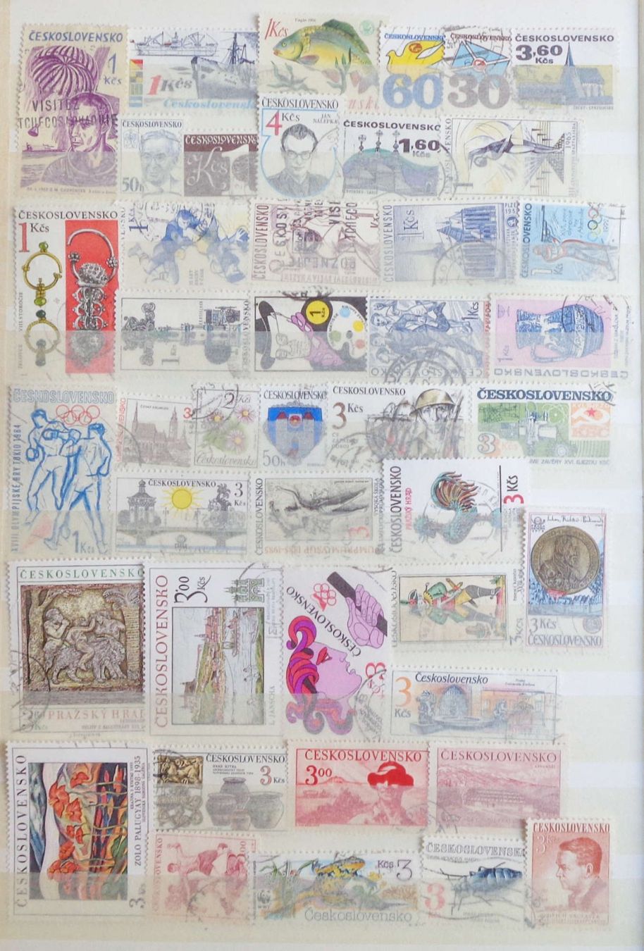 Tutti i francobolli: CSR/CSSR: Des timbres oblitérés, 2 photos – Usato da Le Locle venduto da timbrettino 1