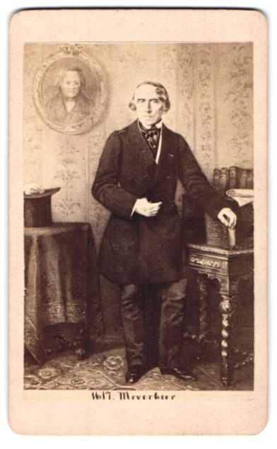 Fotografie & Manifesti: Fotografie Komponist Giacomo Meyerbeer – Usato da Berlin venduto da bartko-reher