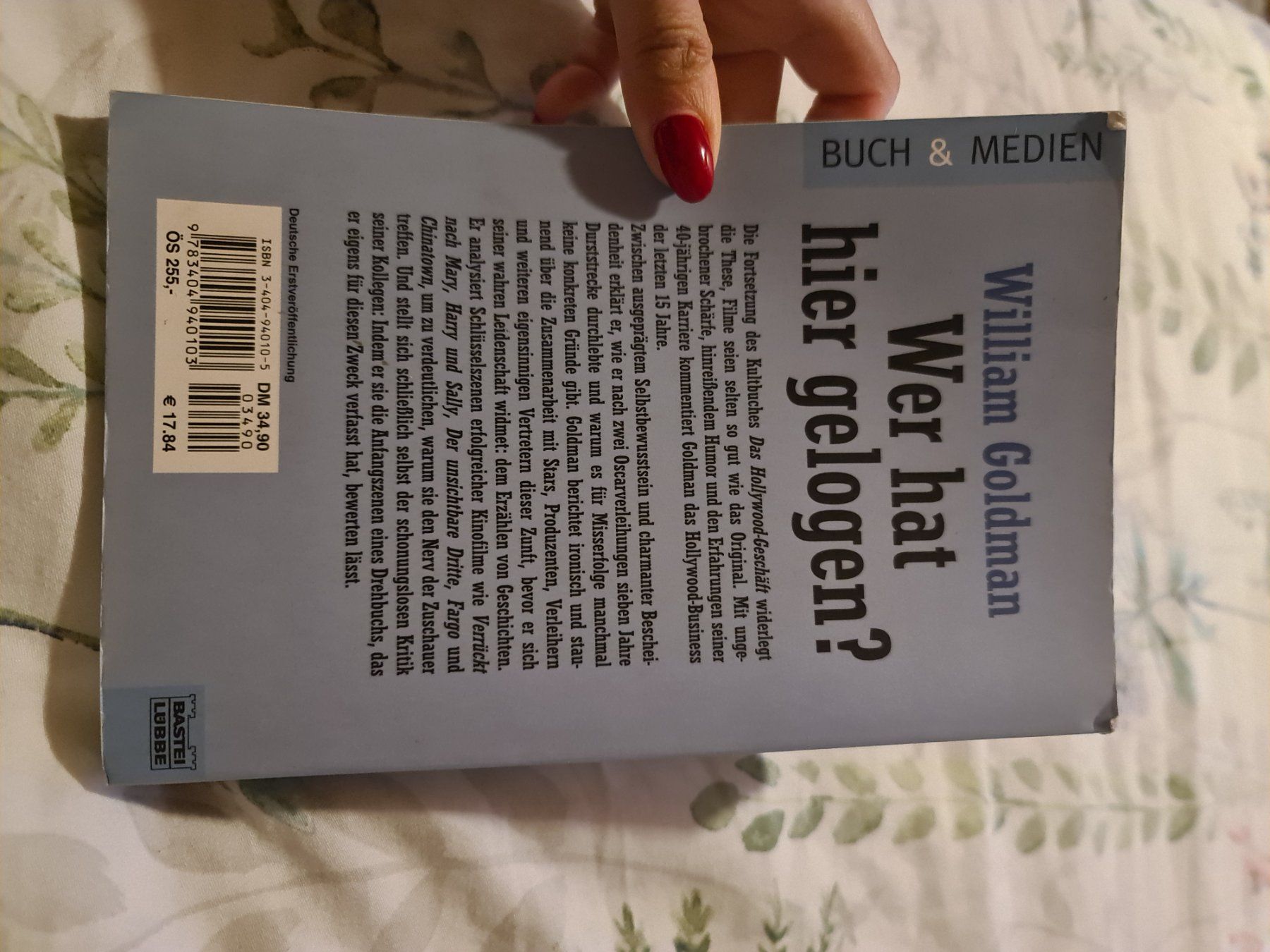 Libri: Wer hat hier gelogen - William Goldman – Usato da Derendingen venduto da Giz12 1