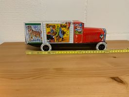 Knies Zirkus Lastwagen Oldtimer Blechspielzeug Rarität