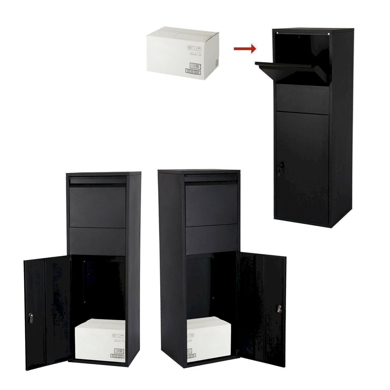 Autres articles pour la maison: WilTec Paketbox Standbriefkasten – Neuf avec emballage d'origine à Bottighofen par zaap 5