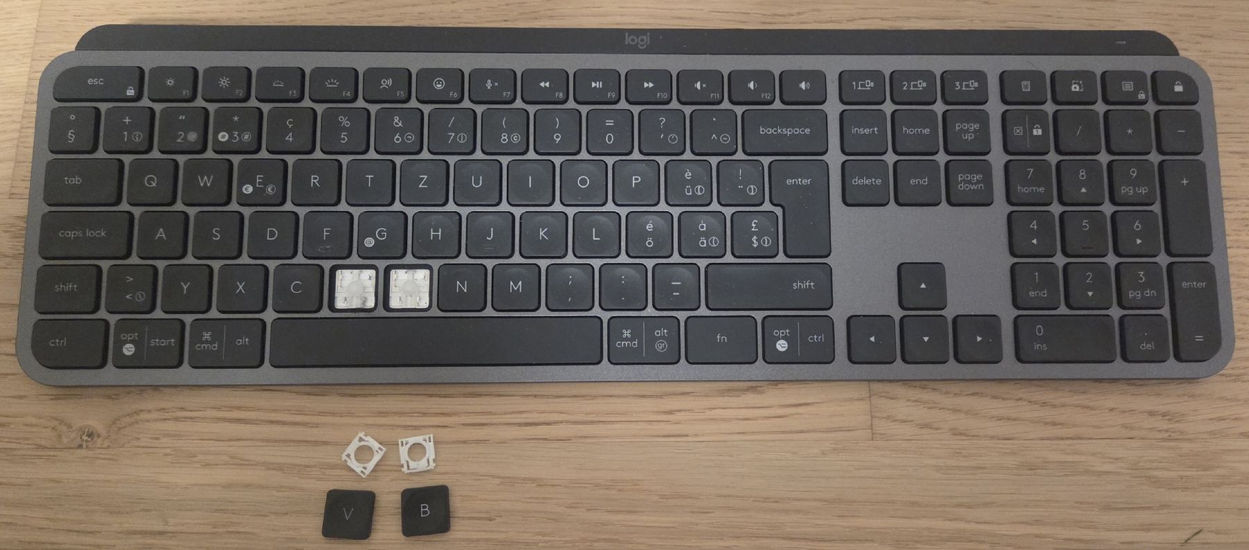 Logitech Tastiere: Logitech MX Keys for Buisness DEFEKT  – Difettoso da Alpnachstad venduto da Tommyget