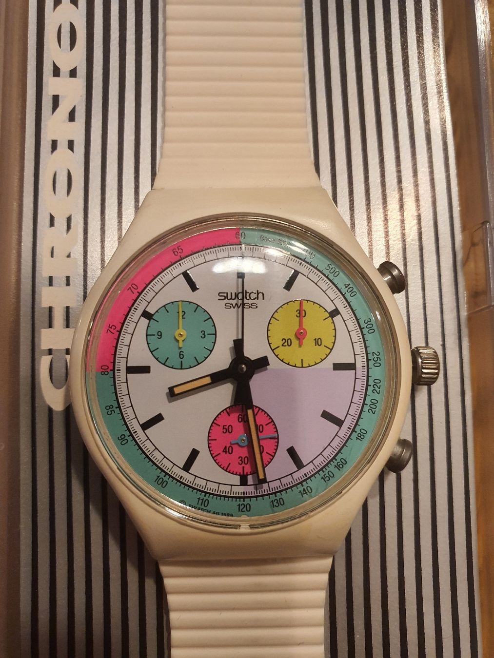 Swatch Orologi: SWATCH CHRONO White Horse SCW100 – Nuovo (secondo la descrizione) da Ballwil venduto da Roman_w 3