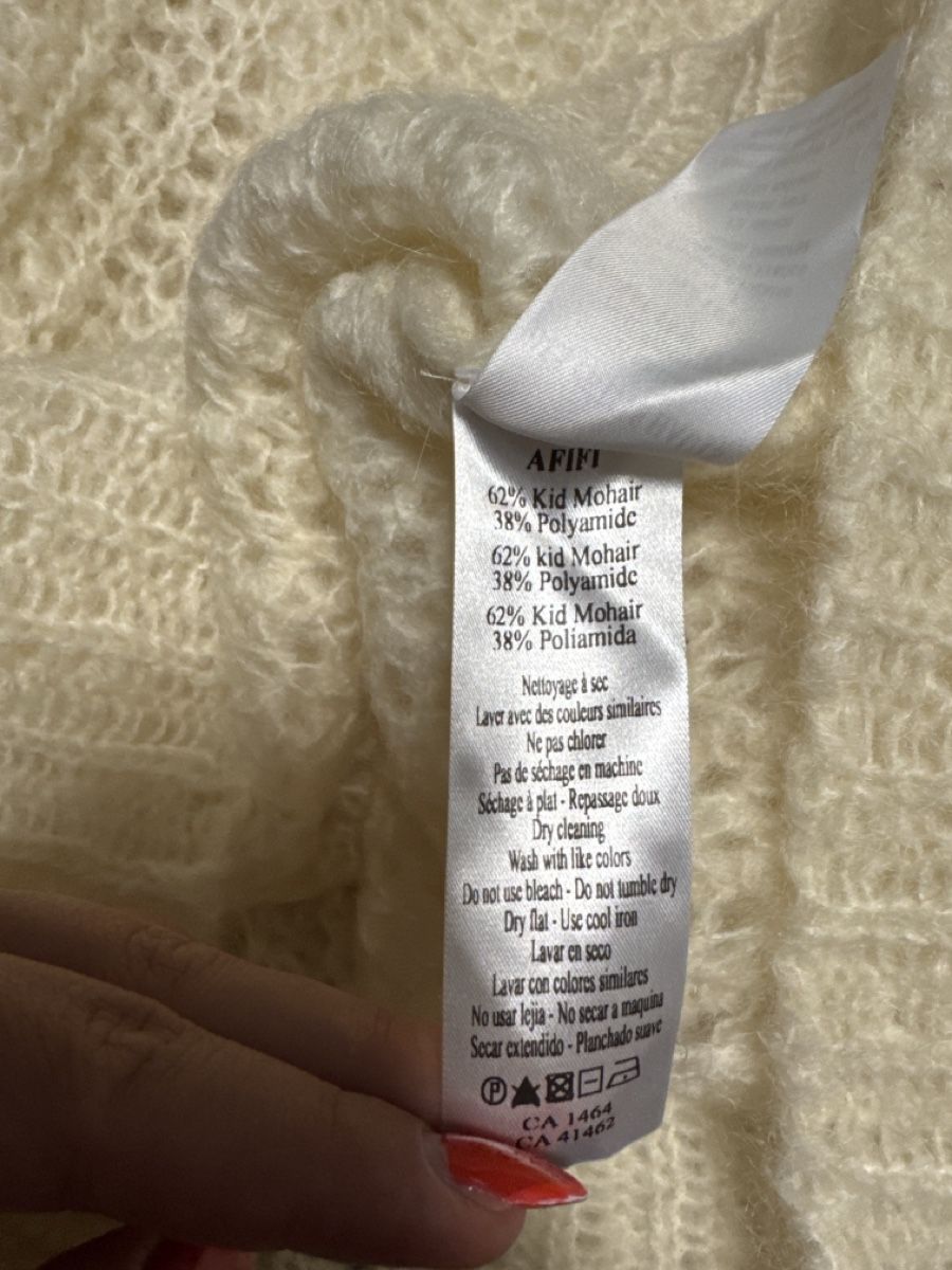 Des Petits Hauts Pullover & Sweatshirts: Des Petits Hauts Mohair Pullover cream size T1 – Neu (gemäss Beschreibung) aus Mont-sur-Lausanne von EgisCloset. 4