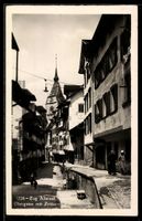 AK Zug, Altstadt, Obergasse mit Zytturm