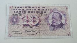 Suisse 10 Fr. 15.05.1968 Serie 54 S
