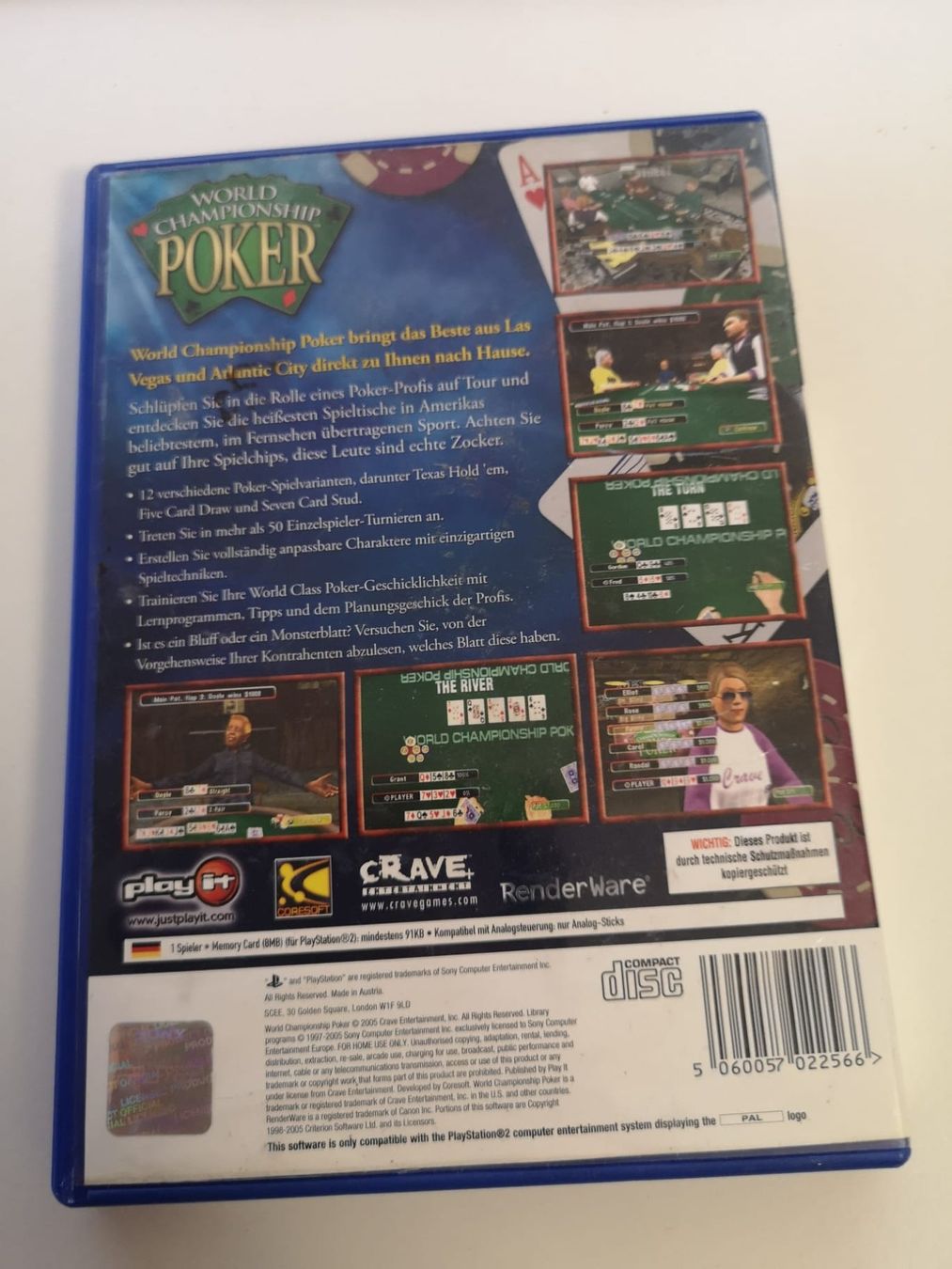Giochi: World Championship Poker (PS2) – Usato da Herisau venduto da Seyashop1 1