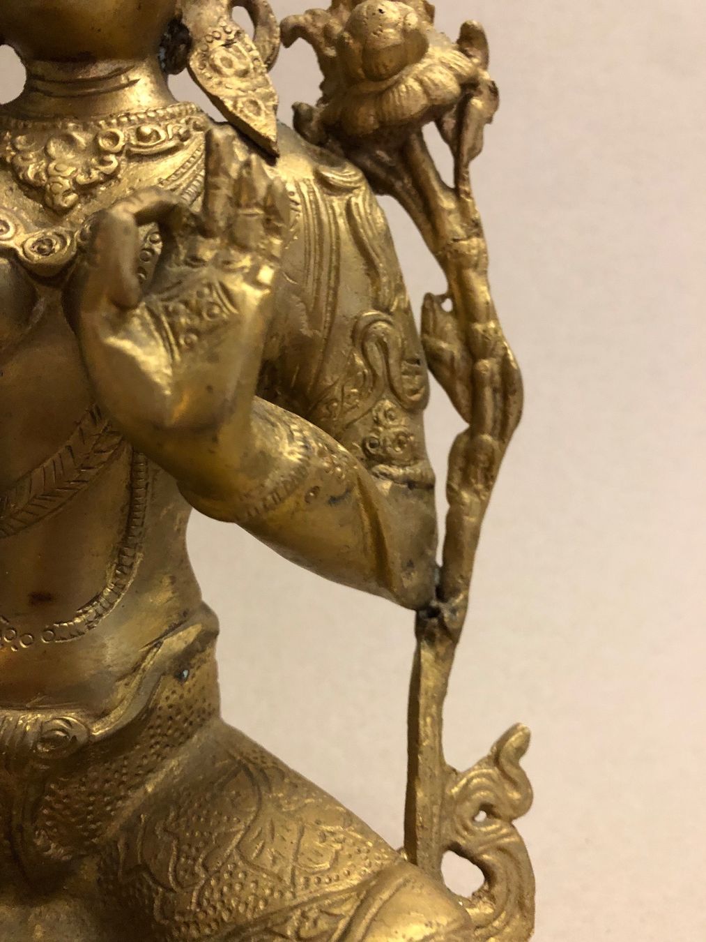 Skulpturen & Statuen: Altar-Bronzefigur - Göttin TARA – Gebraucht aus Zürich von anderart 3
