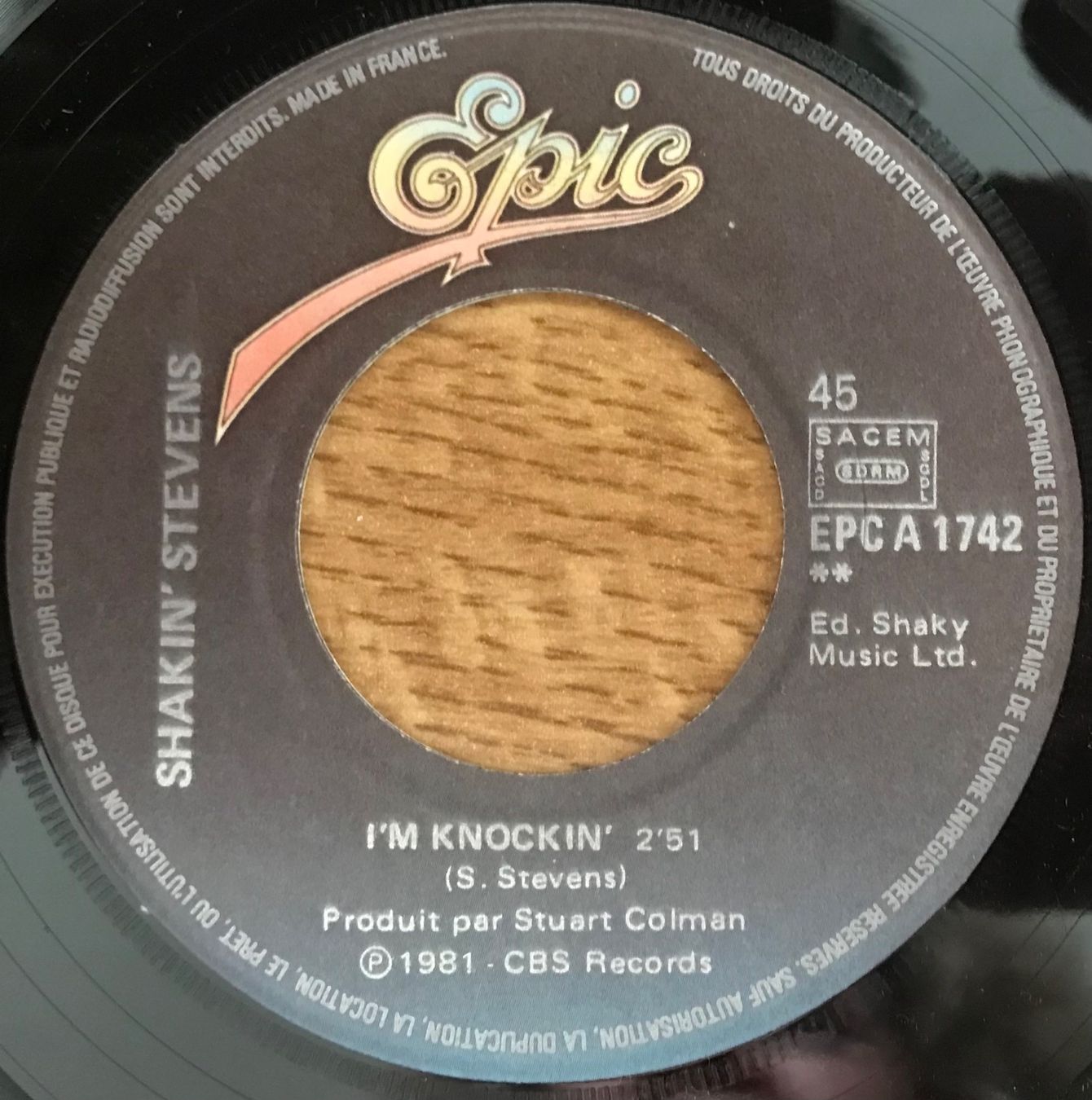 Dischi in vinile: SHAKIN STEVENS - OH JULIE – Usato da Bussigny venduto da vinyl-pas-cher 2