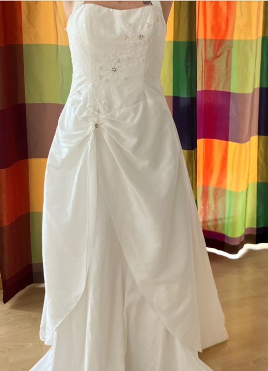 Vestiti: Sehr schönes Trauzeugin od. Hochzeits Kleid bestickt Gr:38 – Usato da Flums venduto da Limatools 2