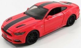 Ford Mustang VI GT Phase I 2014-2017 rot / schwarz      1:24