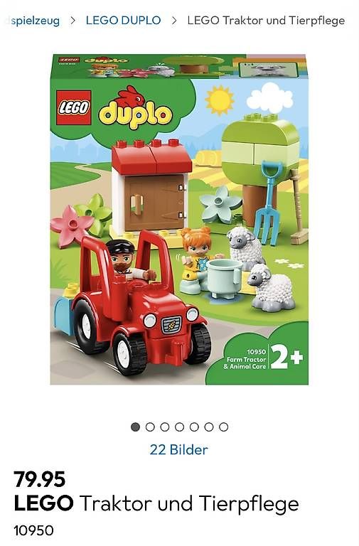 Spielzeuge: Lego Duplo Traktor und Tierpflege – Gebraucht aus Gretzenbach von fran.cini 1