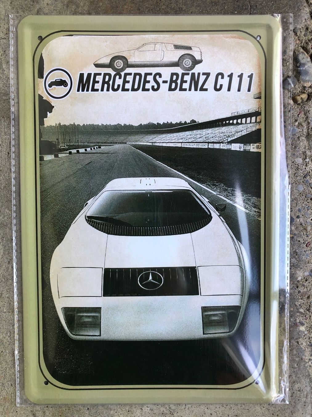 Insegne: Mercedes-Benz c111 Oldtimer classic prototype – Nuovo e nell'imballaggio originale da Reinach AG venduto da rares75