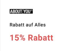 About You 15% Rabatt Gutschein auf alles, auch auf Aktionen!