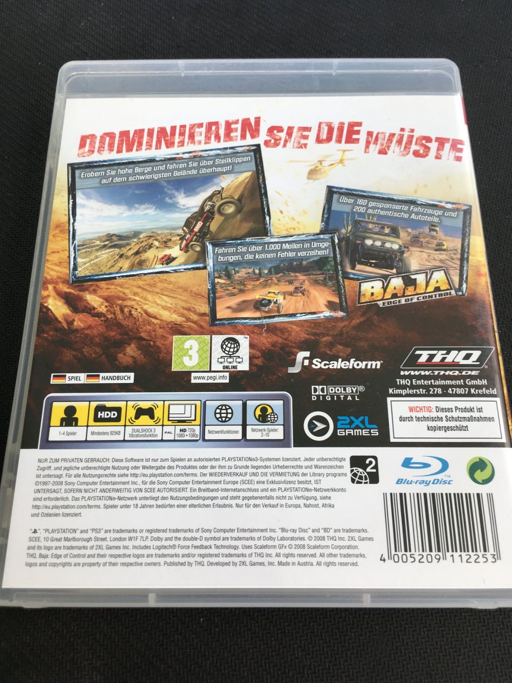 Sony Giochi: Baja Edge of Control - Playstation 3 / PS3 – Usato da St.Gallen venduto da Punktchen01 1