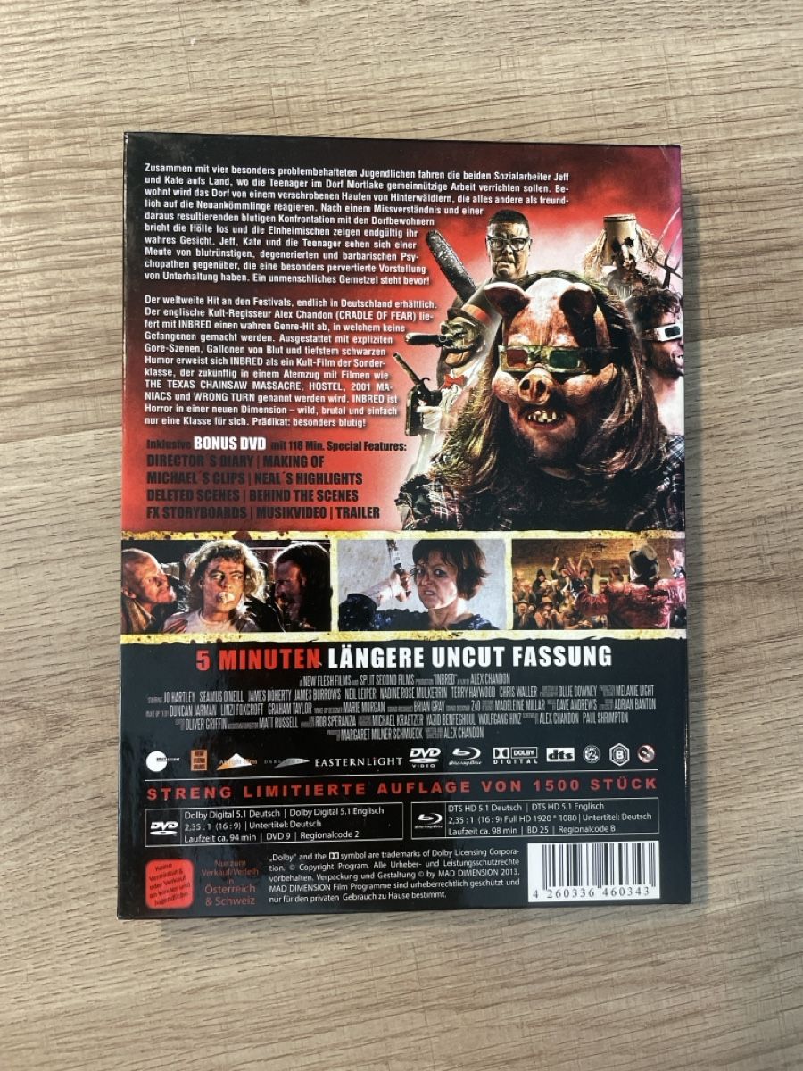 Tutti i DVDs: Inbred (2011) BluRay Mediabook – Usato da Hagendorn venduto da masterchieff 1