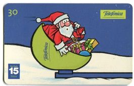 Telefonkarte "Weihnachtsmann". Brasilien