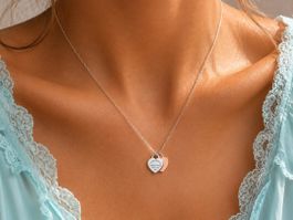 🩵 Tiffany & Co. Doppelherzhalskette mit Rubedo Herz 🩵