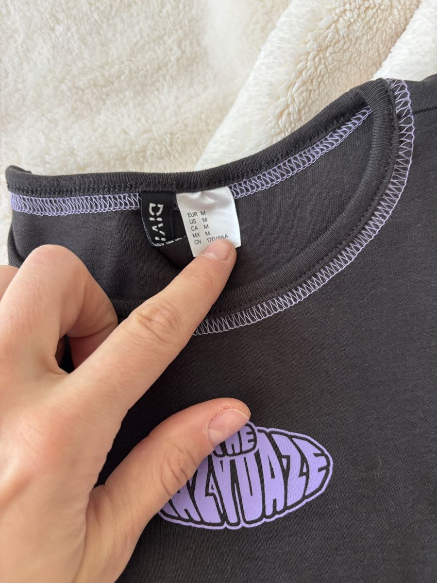 Top: NEW - Crop Top Size M in Grey – Nuovo (secondo la descrizione) da Horgen venduto da lme_8kj7 2