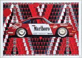 Death NYC Ltd Ed Pop Art Druck " Vuitton Marlboro Porsche