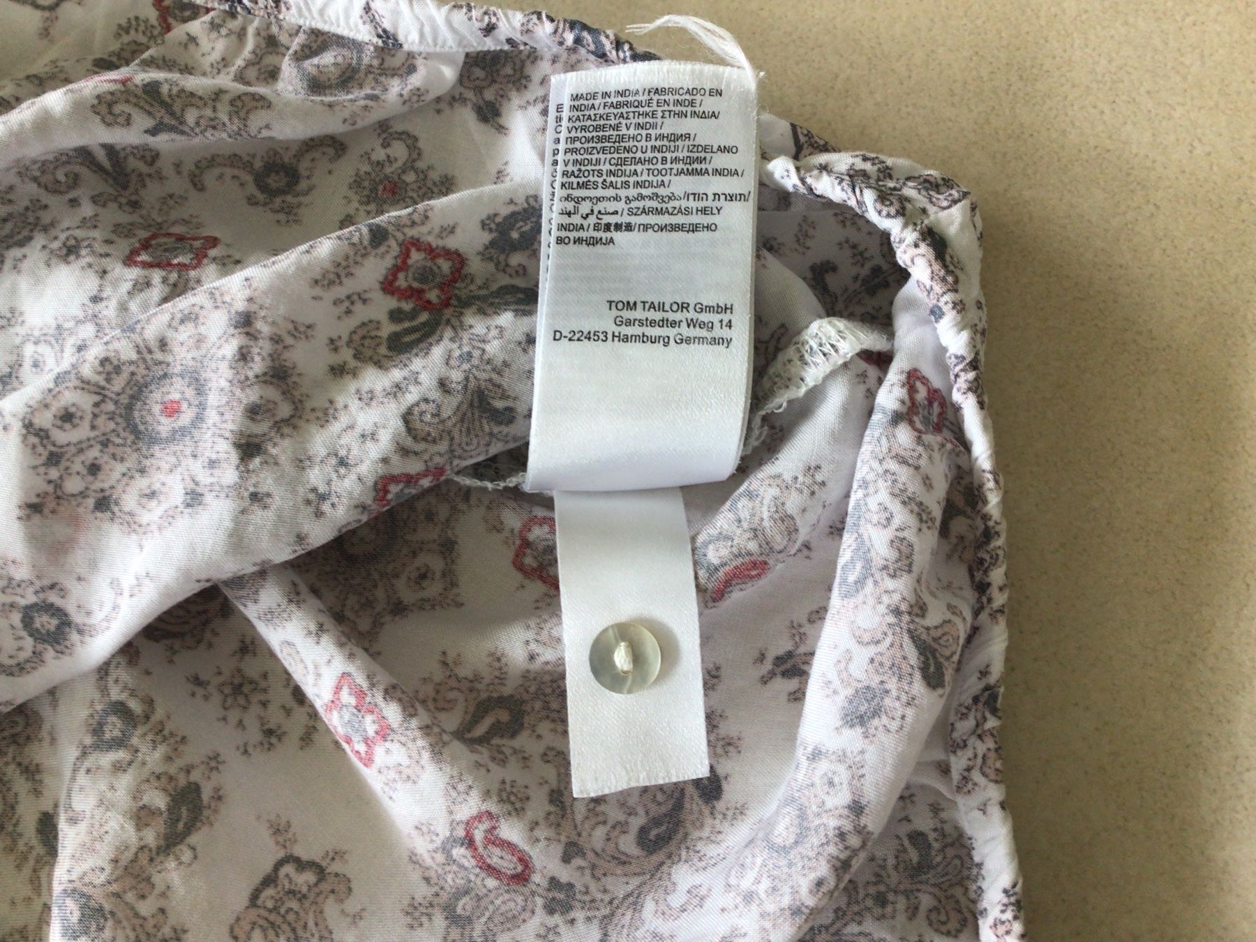 Tom Tailor Camicette: Schicke Bluse mit Blumenmuster Grösse 36 von Tom Tailor – Usato da Frauenfeld venduto da Stehojen 5